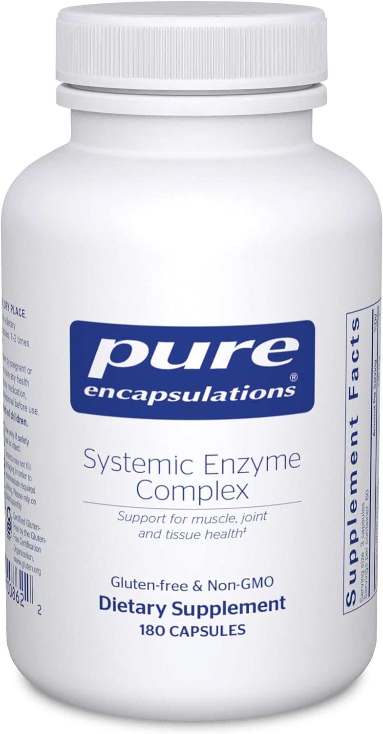 Pure Encapsulations Systemic Enzyme Complex | Supplement To Support Mu3.84 Ounces