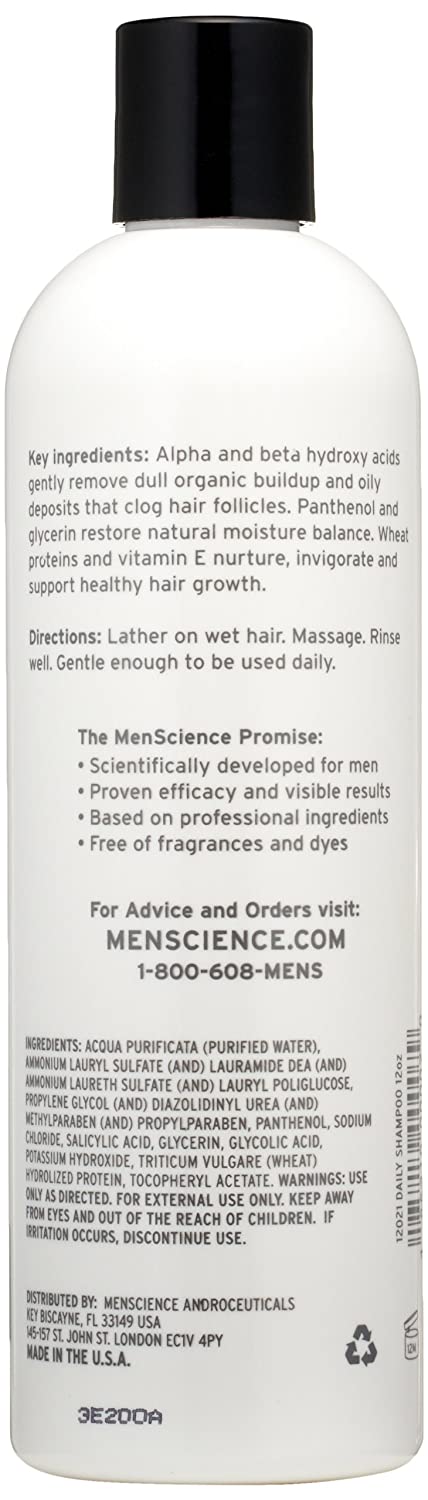 MenScience Androceuticals Daily Shampoo