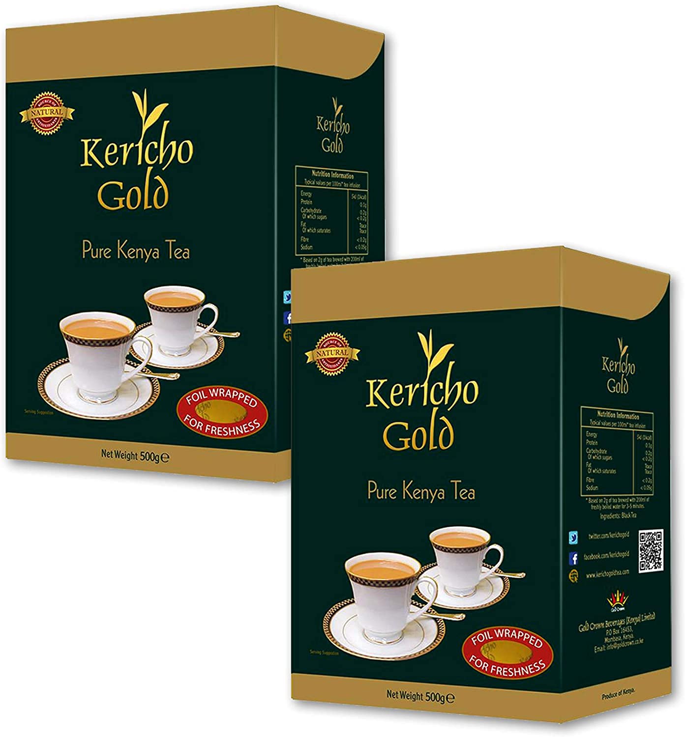 Kericho Gold Black Loose Leaf Tea -  (Pack of 2)