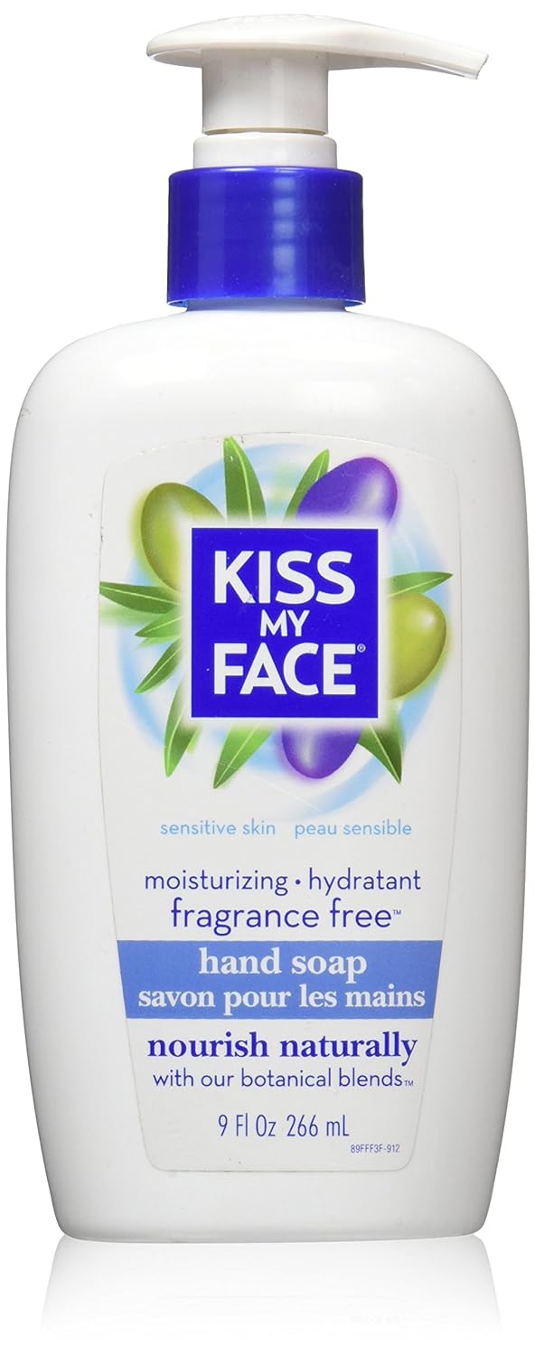 Kiss My Face Skin Nourishing Liquid Moisture Soap - Fragrance Free, 9 F l  (Model: 800913)
