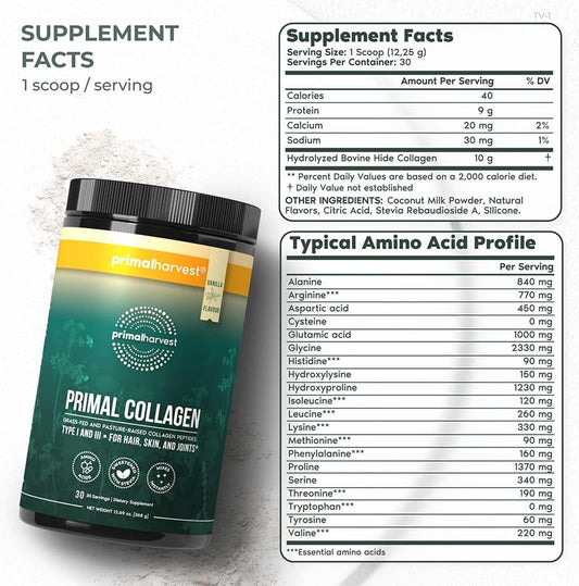Primal Harvest Collagen Powder for Women or Men Primal Colla
