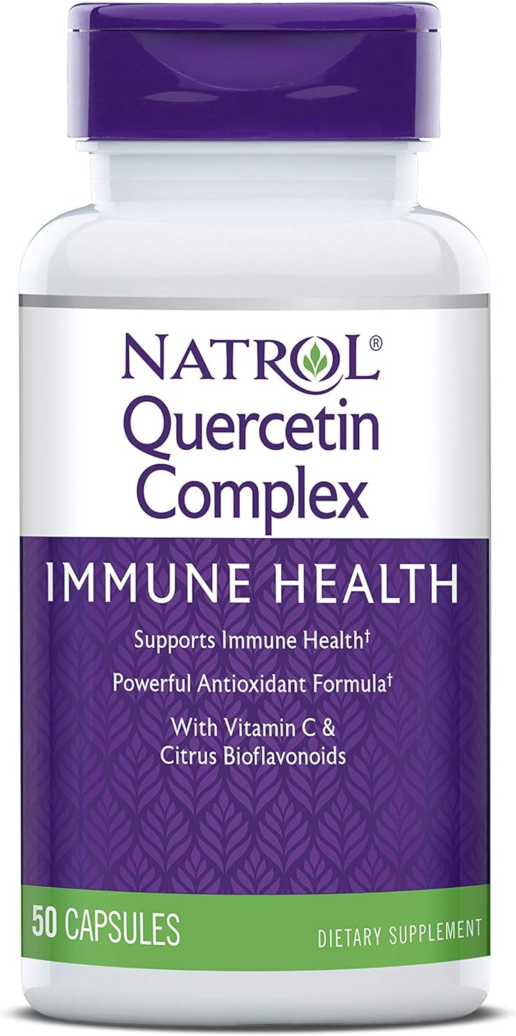 Natrol Quercetin Complex, Immune Health with Vitamin C and Citrus Biof