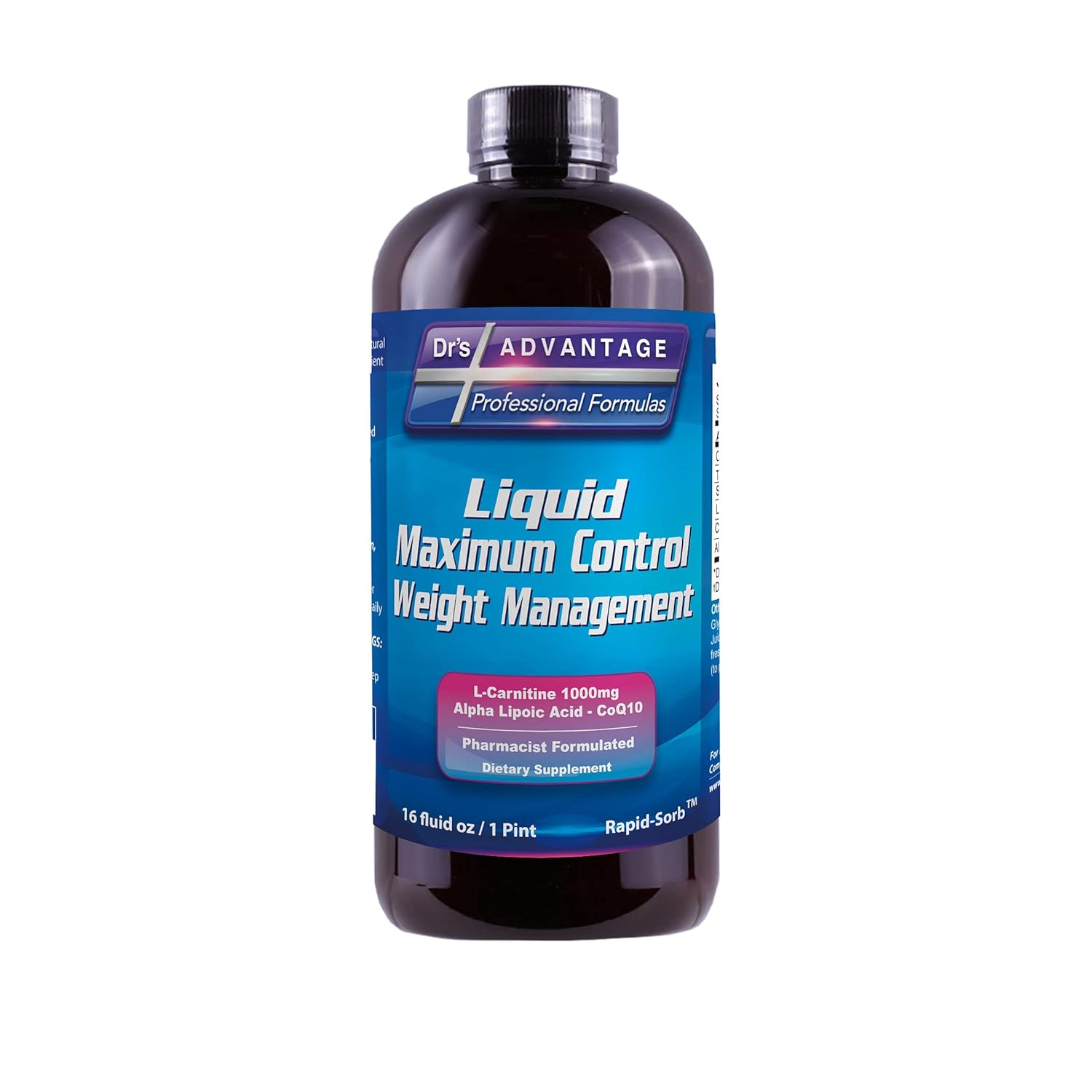 Dr'S Advantage Liquid Maximum Control Weight Manaegment, Orange, 16 Fl