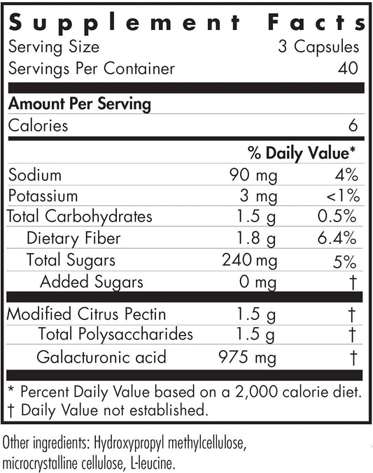 Allergy Research Group Modified Citrus Pectis Dietary Supplement - Cle3.2 Ounces