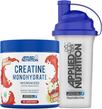 Applied Nutrition Creatine + 700Ml Shaker | Creatine Monohydrate Micro470 Grams