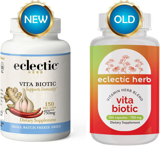 Eclectic Institute Vitabiotic Immune New in Capsules, 150 Non-GMO veg