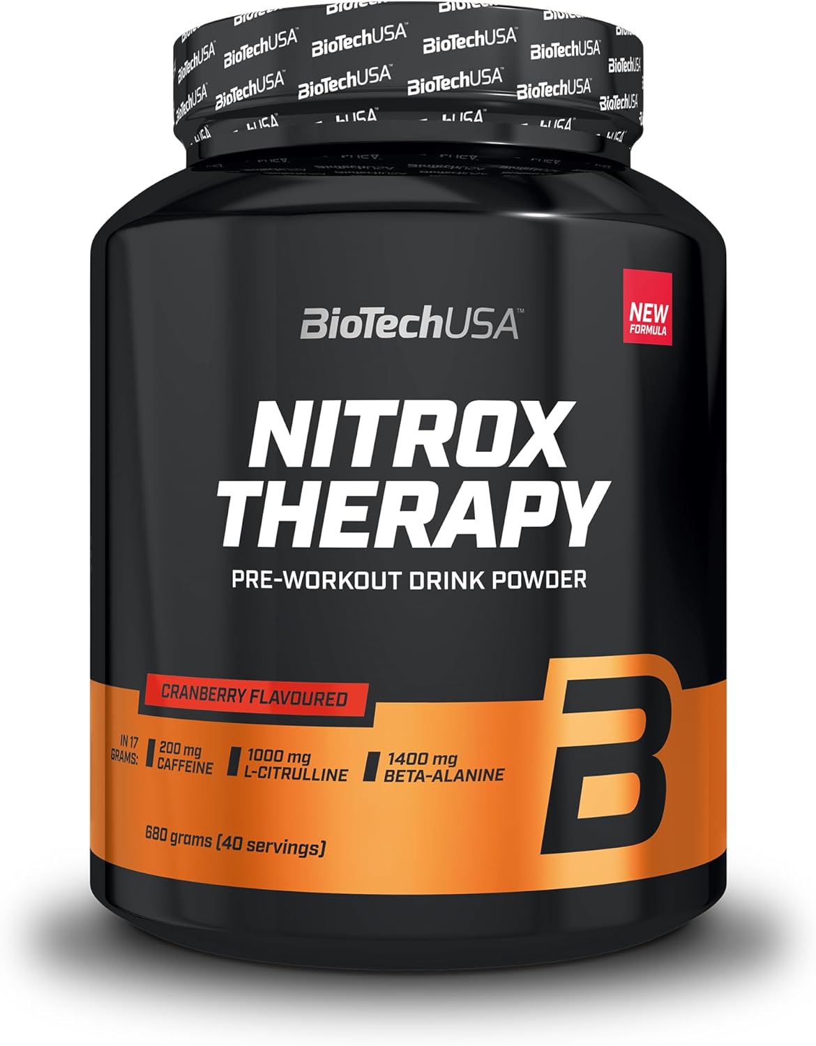 BioTechUSA Nitrox Therapy, Flavoured Pre-Workout Food Supplement Drink300 Grams