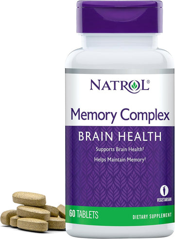Natrol Memory Complex With Ginkgo Biloba 120Mg And B Vitamins, Dietary