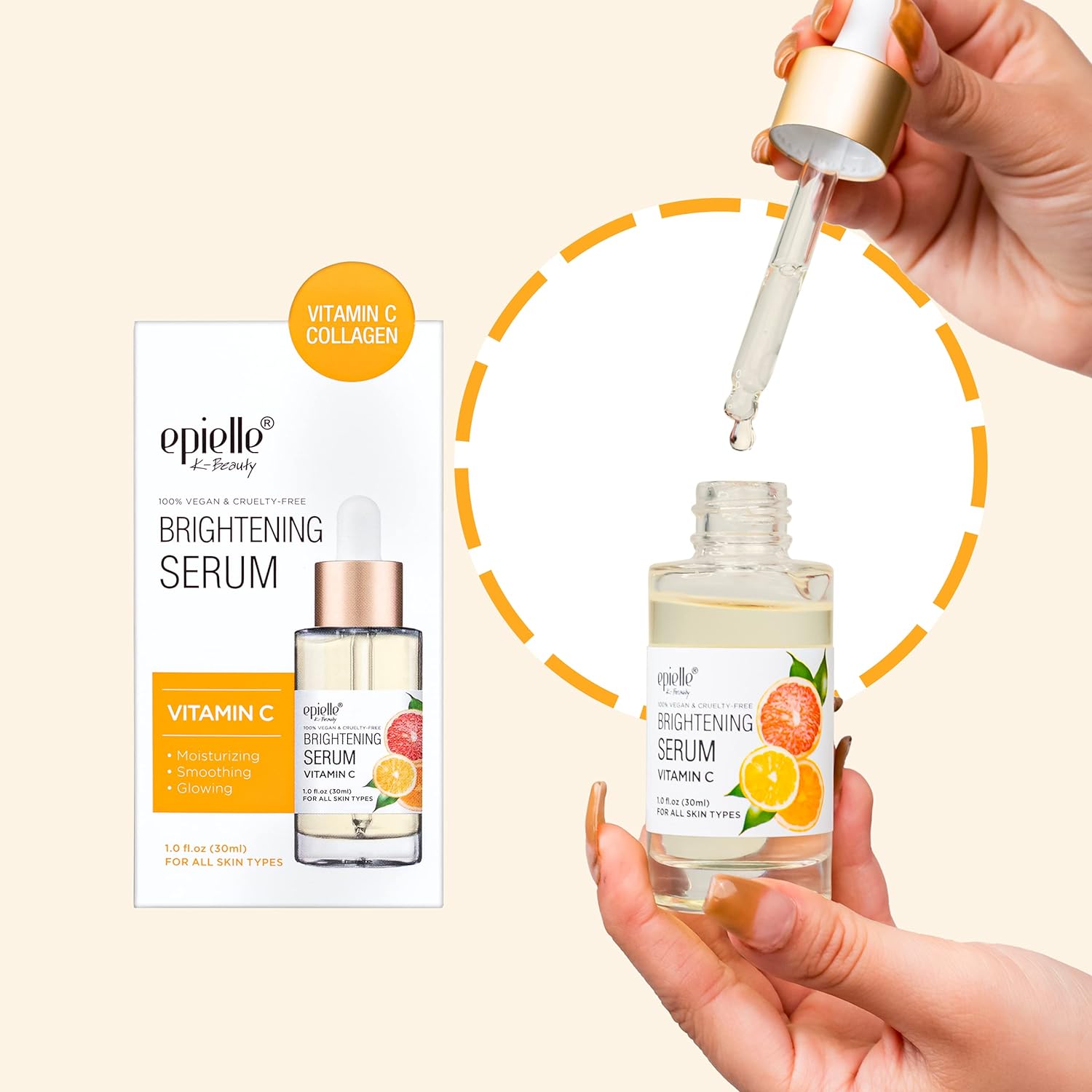 Esupli.com epielle Hydrating Hyaluronic Acid Serum | epielle Vitamin C 