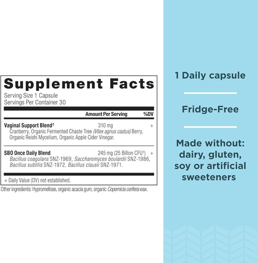 Ancient Nutrition Probiotic for Women, Once Daily Women's Probiotics f
