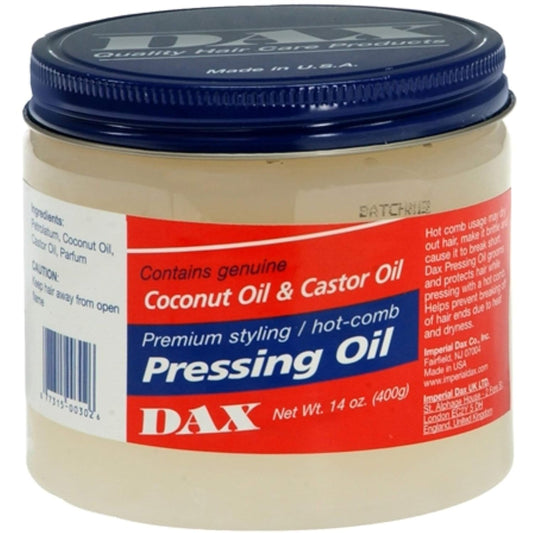  DAX Pressing Oil for Hair, Unscented, 14 Ounce : Beauty & P