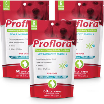 Proflora Probiotic Soft Chews for Dogs - Veterinary-Strength Daily Pro1.51 Pounds