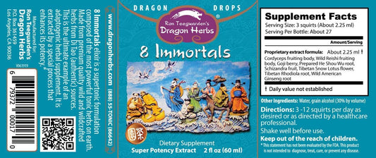 Dragon Herbs - 8 Immortals Drops - 2 fl oz