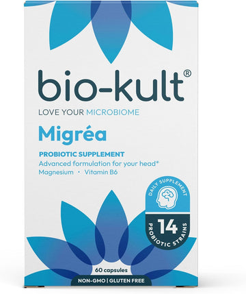 Bio-Kult Migra Advanced MultiStrain Probiotics with Magnesium Citrate