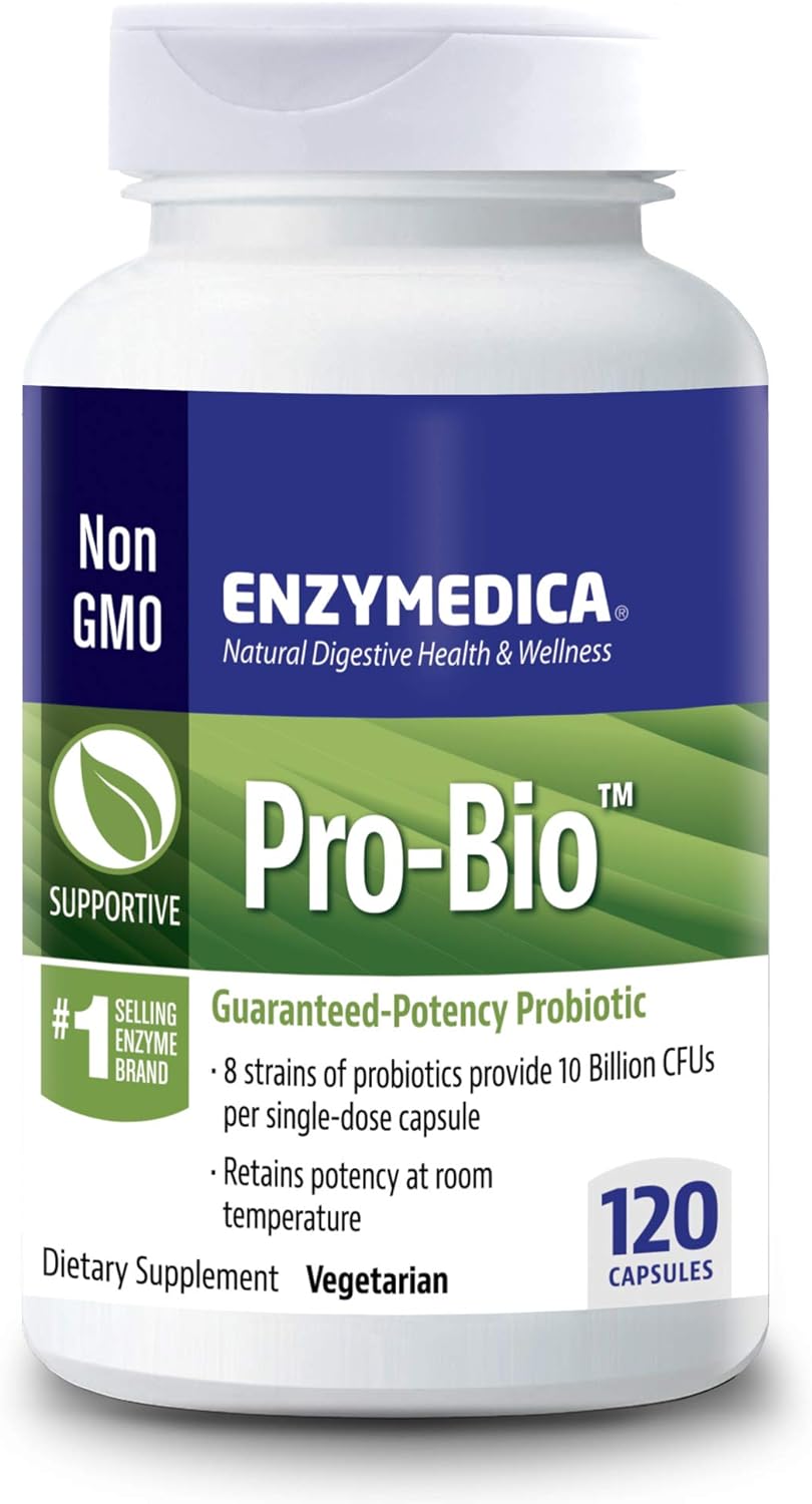 Enzymedica, Pro-Bio, Shelf Stable Probiotic for Healthy Digestion, 10 2.4 Ounces