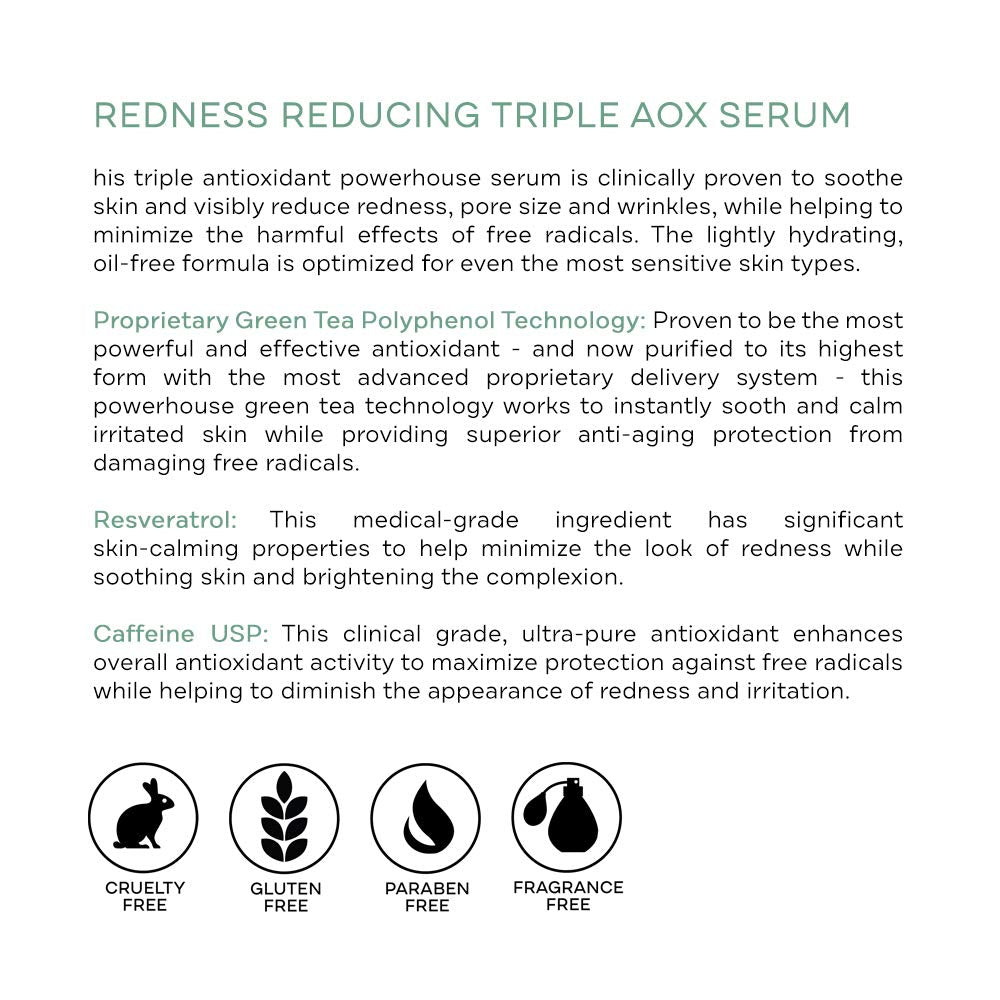 Esupli.com Replenix Redness Reducing Triple AOX Serum - Medical Grade F