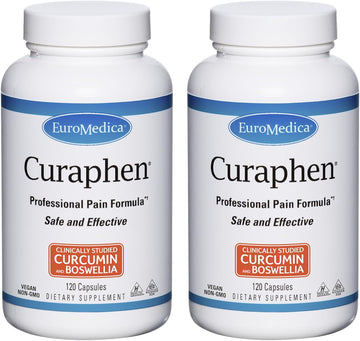 Euromedica Curaphen - 120 Capsules, Pack Of 2 - Professional Pain Form