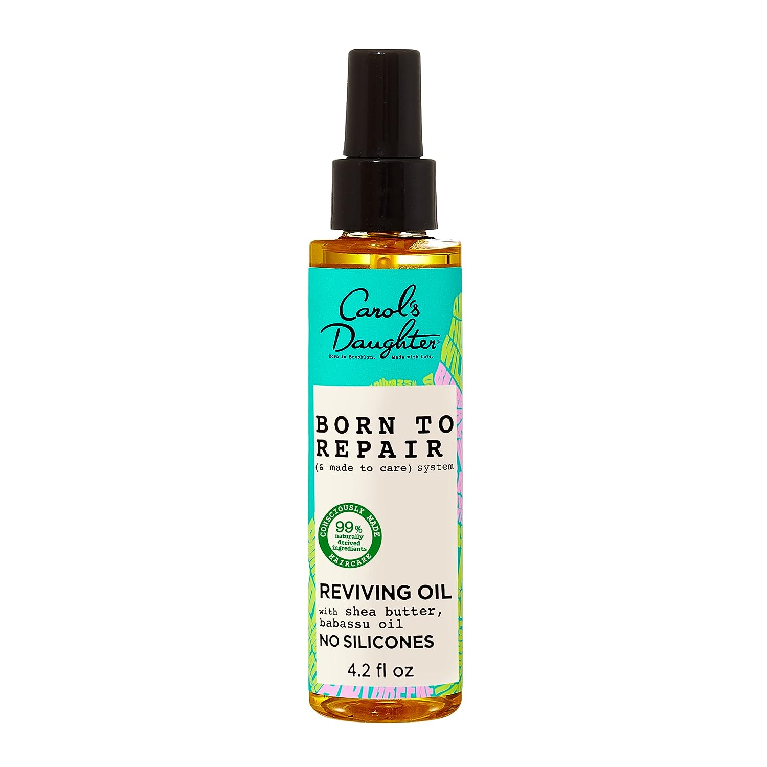 Carol's Daughter Born To Repair Reviving Hair Oil, Moisturizing, Anti Frizz Hair Care for Curly Hair with Shea Butter, 1