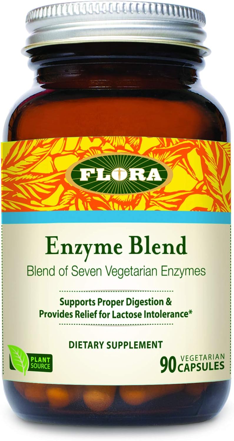 Udo'S Choice Flora - Enzyme Blend, Digestive Enzymes, Vegan, 90 Count6.16 Ounces