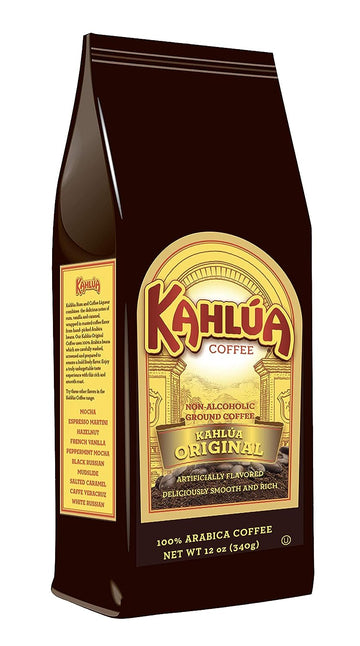 White House Coffee Kahlua Gourmet Ground Coffee, Original, Kahlua Original, Vanilla