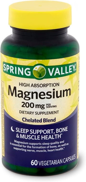 Spring Health Spring Valley High Absorption Magnesium 200 mg Sleep Sup