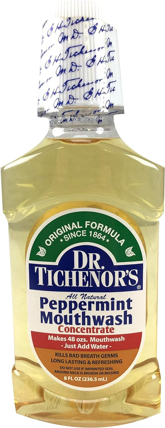 Dr. Tichenor's Peppermint Mouthwash Concentrate - Oral Rinse