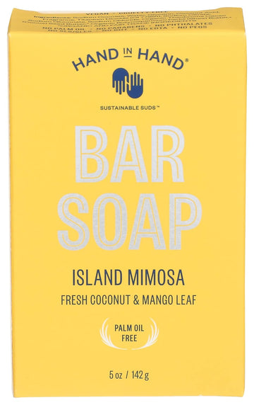 HAND IN HAND Island Mimosa Bar Soap, 5