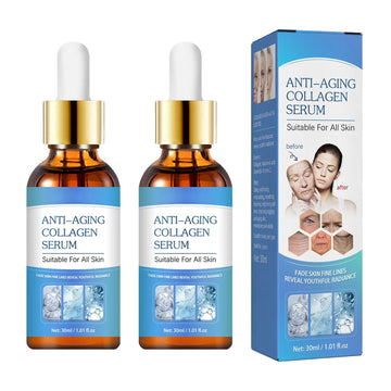 2 PCS Stock Solution Facial Anti-Aging Serum,Face Serum with Vitamin C,Face Serum with Vitamin E, Salicylic & Amino Acids, Facial Serum Reduce Fine Lines, Wrinkles, Plump Skin