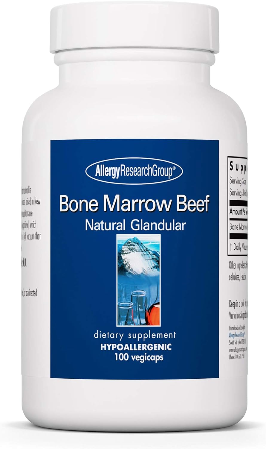 Allergy Research Group - Bone Marrow Beef - Immune Support - 100 Veget