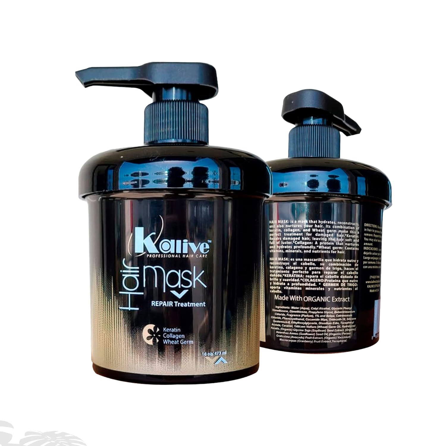 KALIVE Hair Mask 16  Repairing Treatment. Deep moisturizing. Hair Care Products for Dry and Damaged Hair