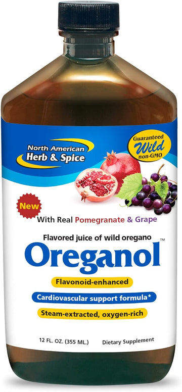 NORTH AMERICAN HERB & SPICE Oreganol Juice - 12 fl oz - with Real Pome