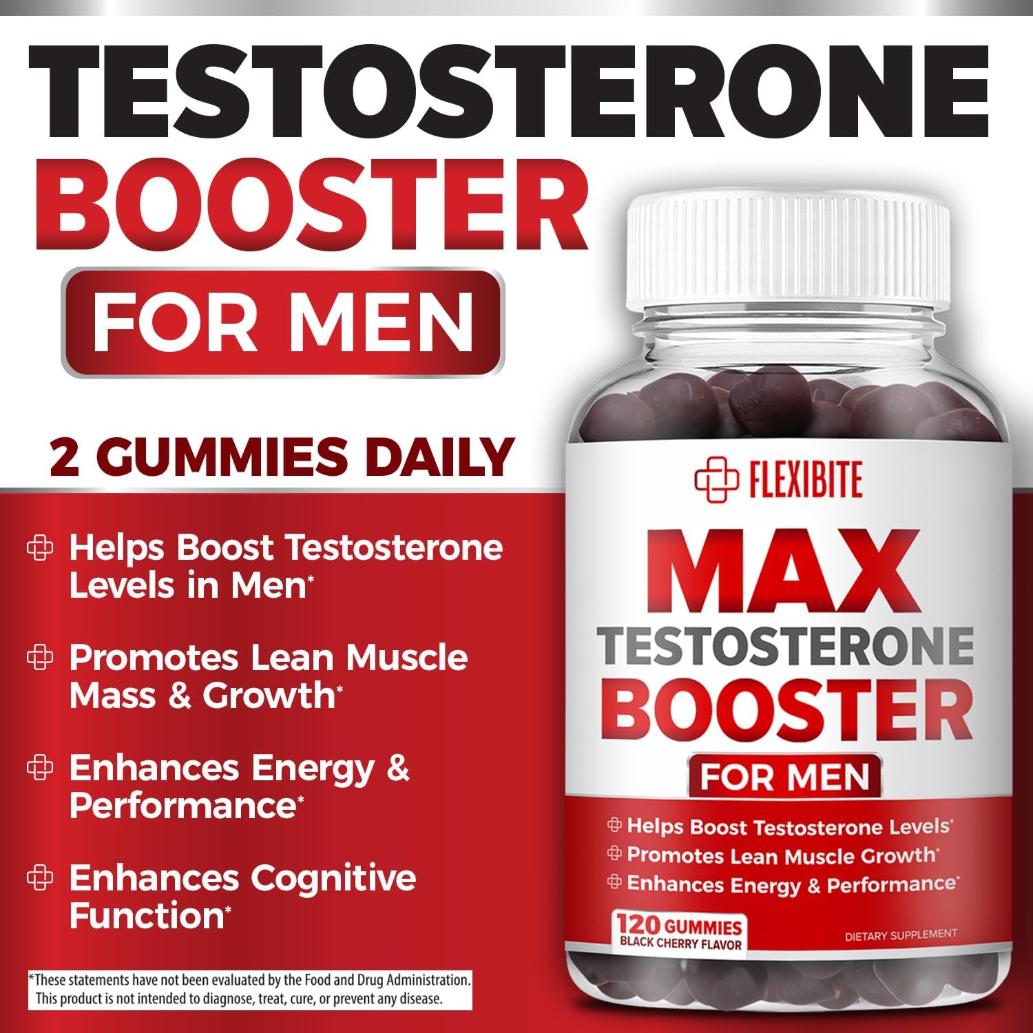  Testosterone Boosting Gummies for Men - Enhance Strength, S