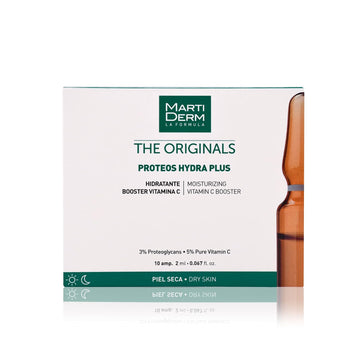 MartiDerm Proteos Hydra Plus Highly Concentrated Serum Ampoule for Women and Men with 5% Proteoglycans and Pure Vitamin C,10 Ampoules