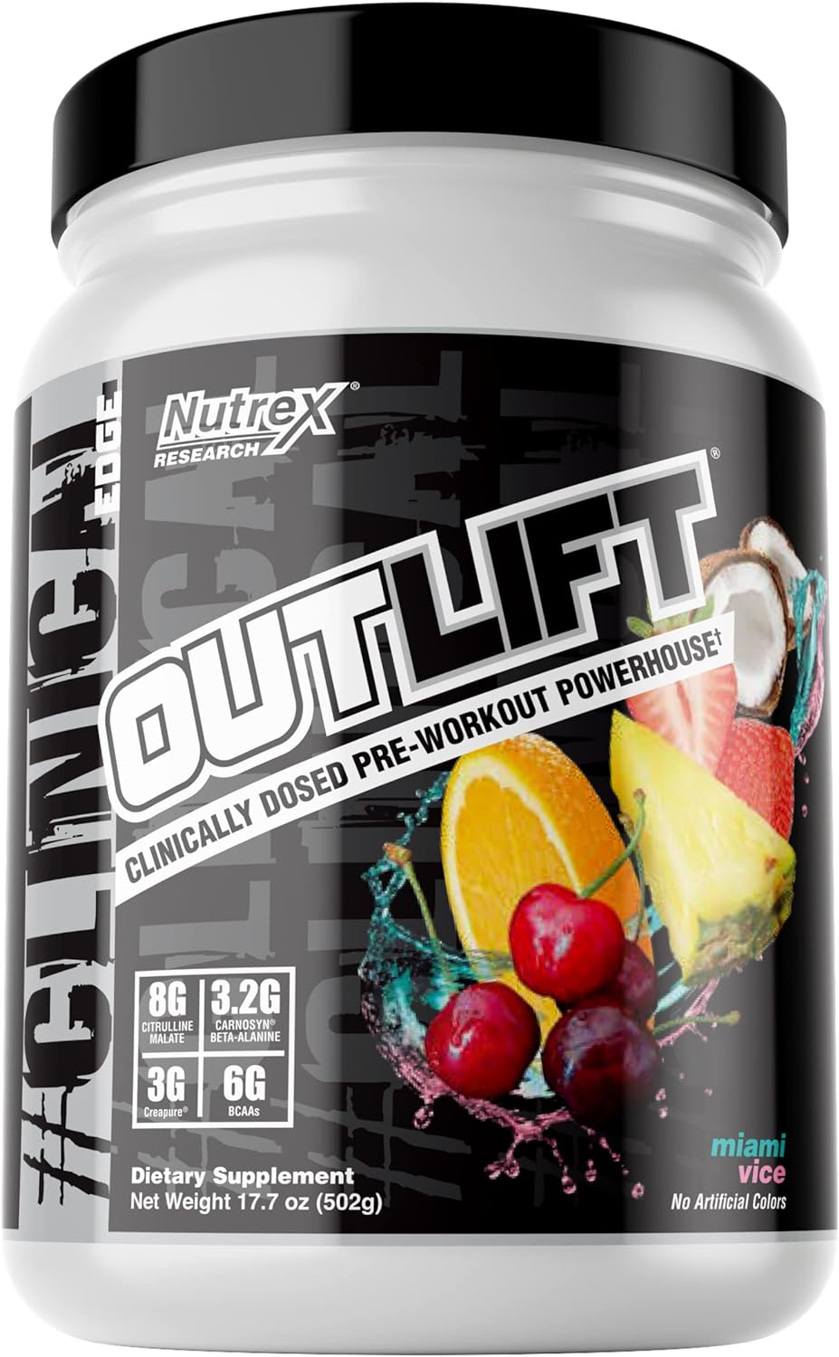 Nutrex Research Outlift Clinically Dosed Pre Workout Powder | Energy,