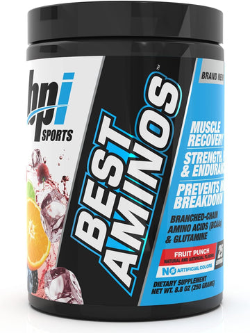 BPI Sports Best Aminos - BCAA Powder Post Workout & Glutamine Recovery