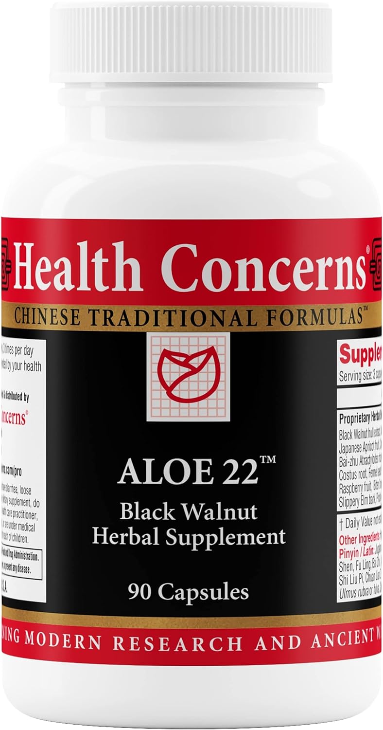 Health Concerns Aloe 22 - Digestive Function Support & Intestinal Clea