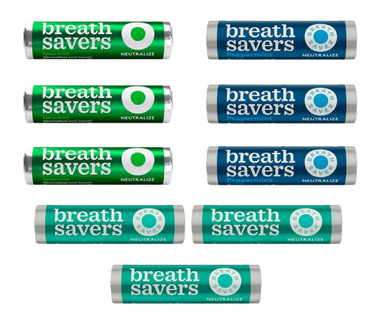 Breath Savers Neutralize Sugar Free Mints Variety Pack Featu
