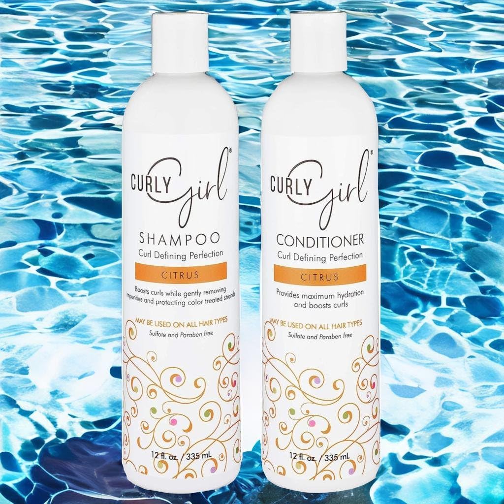 Esupli.com Curly Girl Curl Hair Shampoo Conditioner Set 12 oz Bottles C