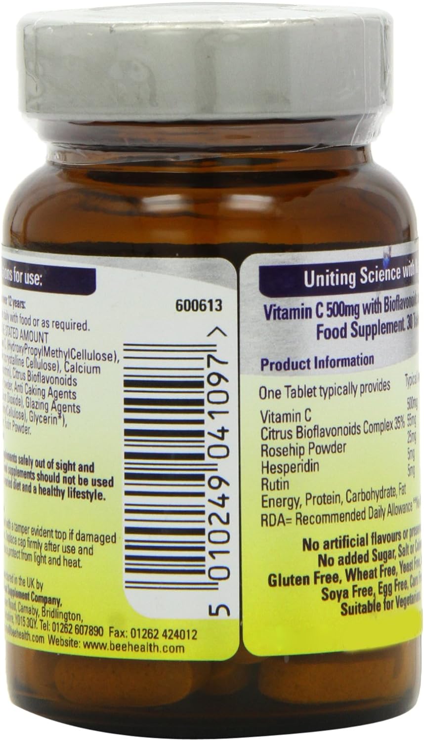 FSC 500mg Vitamin C Low Acid - Pack of 30 Tablets

