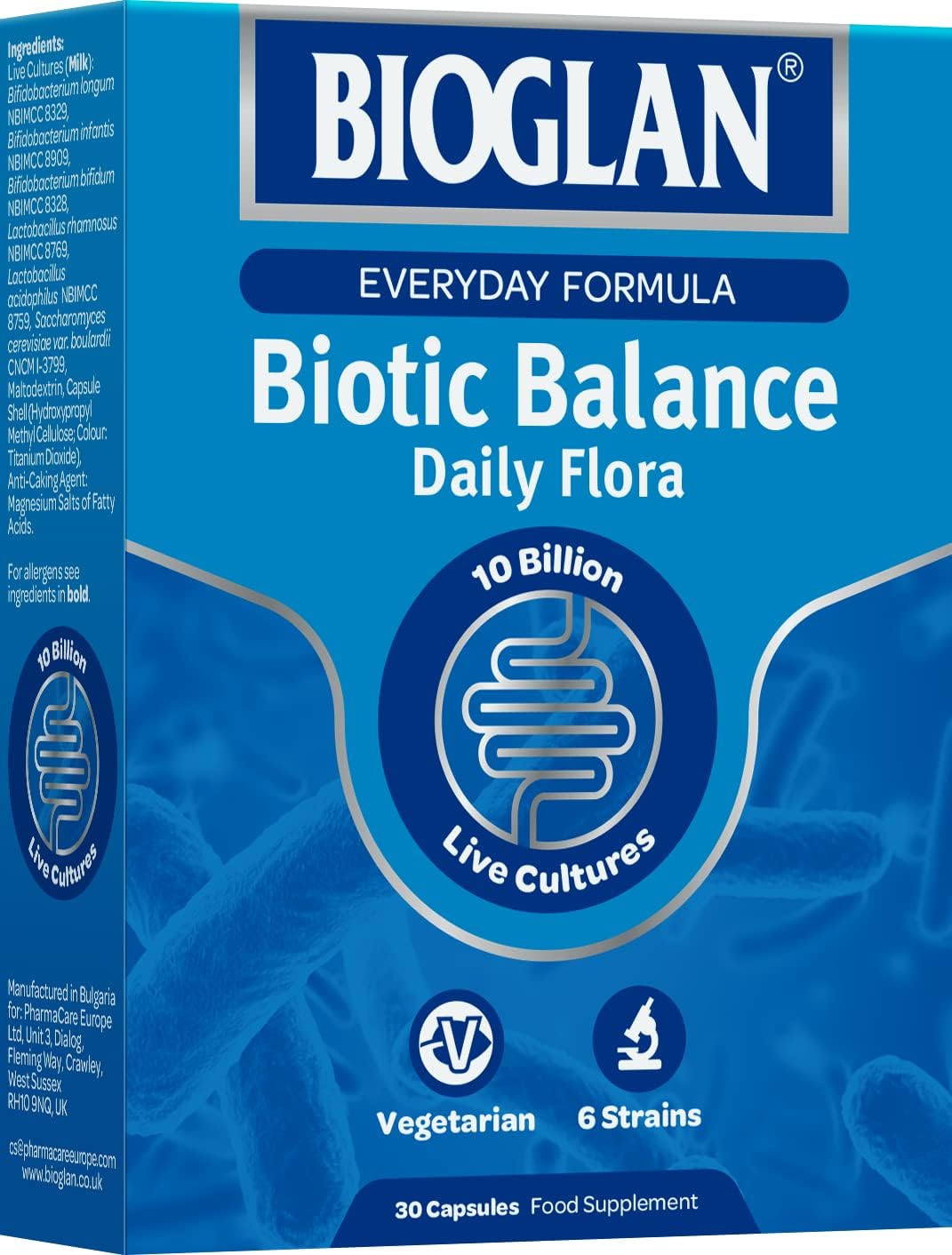 Bioglan Biotic Balance Daily Flora Cfu 10 Billion Live Cultures 6 Live35 Grams