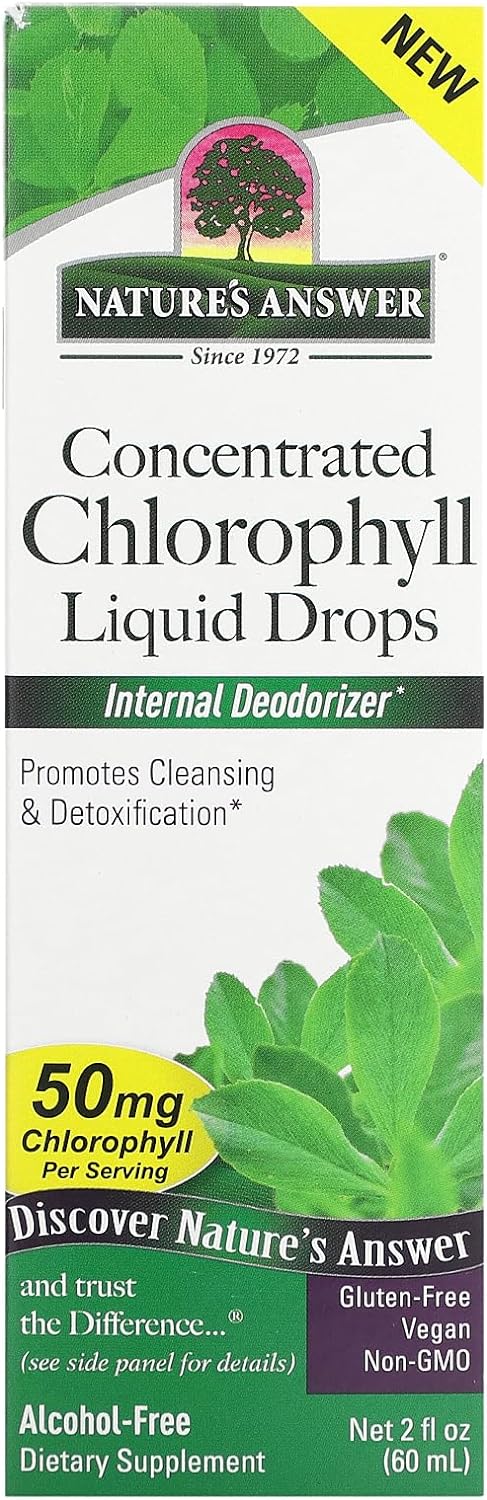 Nature'S Answer Alcohol-Free Chlorophyll 50Mg 2Oz Liquid | Internal De