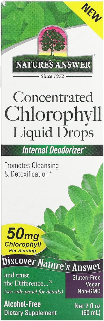 Nature'S Answer Alcohol-Free Chlorophyll 50Mg 2Oz Liquid | Internal De