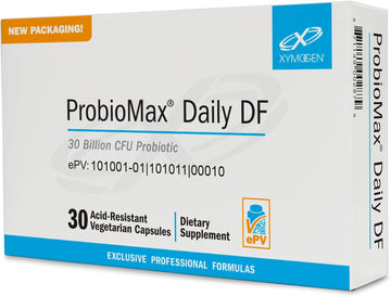 XYMOGEN ProbioMax Daily DF - 30 Billion CFU Probiotic Supplement - Dai1.6 Ounces