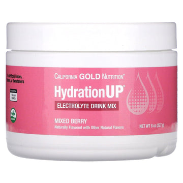 HydrationUP - Electrolytes Mixed Berry, 8 oz (227 g), California Gold