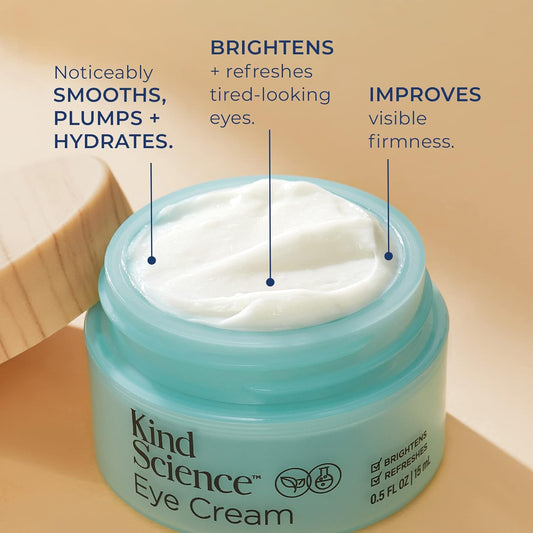 Kind Science Eye Cream | Brightens + Refreshes | 0.5   / 15 mL