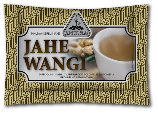 Intra Jahe Wangi Ginger Tea 5-ct,  (Pack of 2)