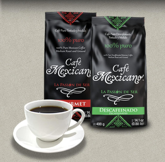 Café Mexicano La Pasion de Ser Mexican Gourmet Coffee Roast and Ground 100% Pure Mexica Coffee  Café Mexicano 100% Puro - Cafe Tostado y Molido Gourmet