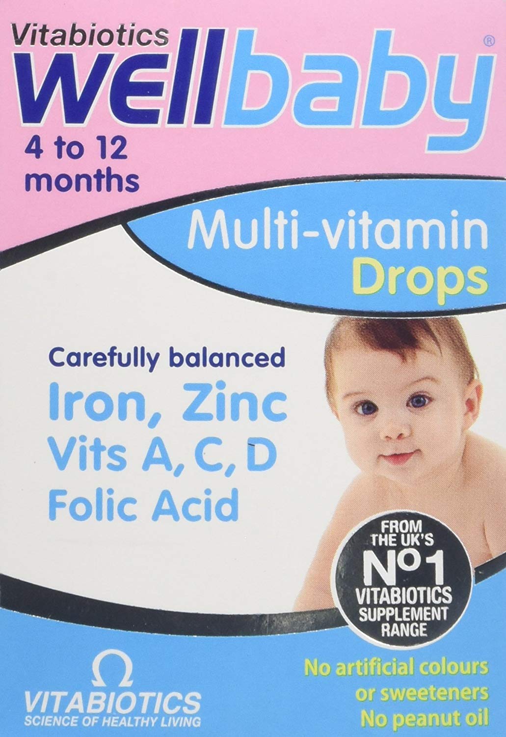 Vitabiotic (2 Pack) - Wellkid Baby Drops 30Ml 2 Pack Bundle