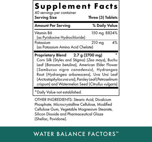 MICHAEL'S Health Naturopathic Programs Water Balance Factors - 120 Veg