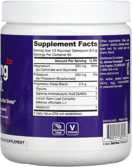 Jarrow Formulas Soothing Night, Cherry Flavor - 1.1 lb - Promotes Nigh